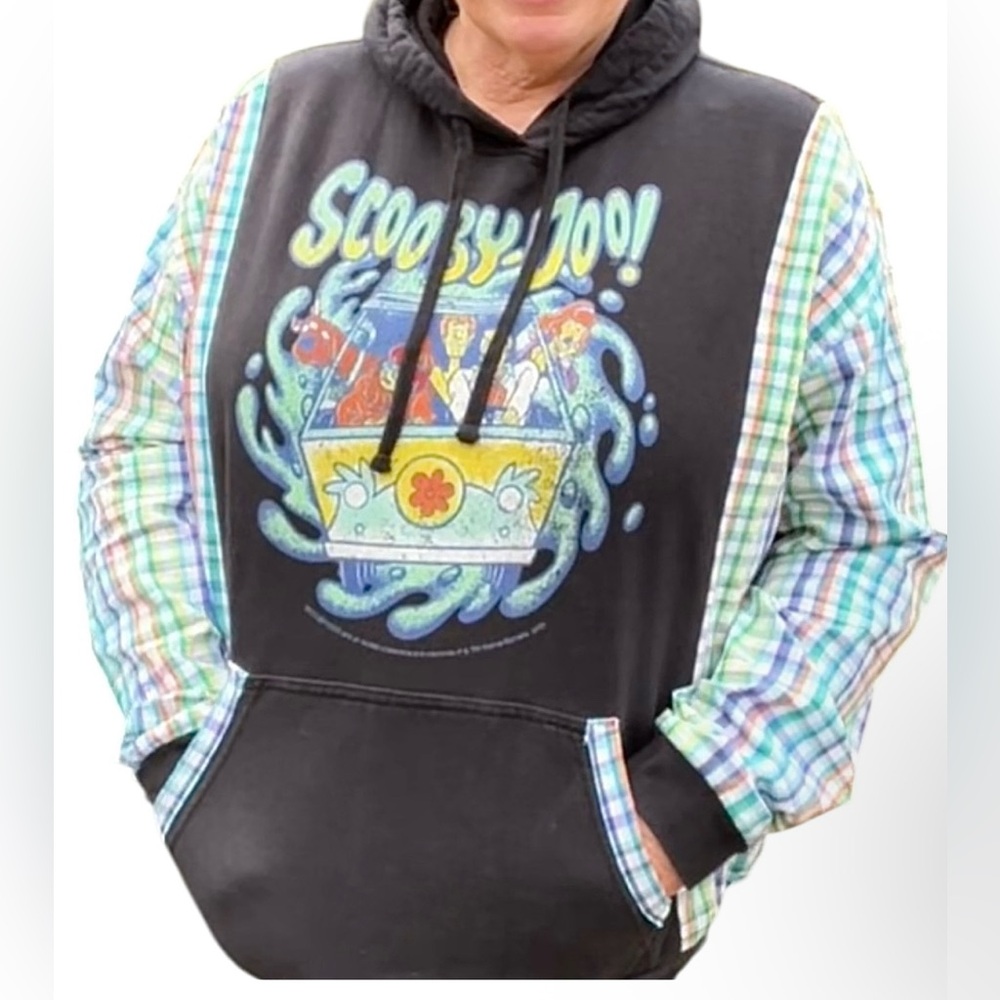 Scooby Doo Upcycled Womens Hoodie......One Size Fits Most (S-XL)......Oversized